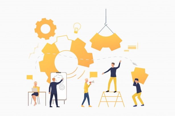 business-team-working-as-mechanism_1262-19220